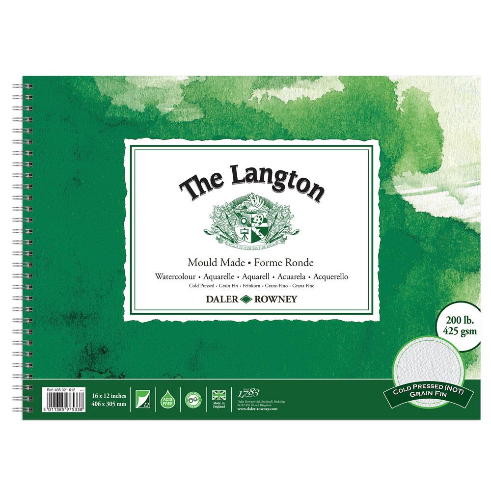 Langton Water Colour NOT Surface Spiral Pad 425gsm